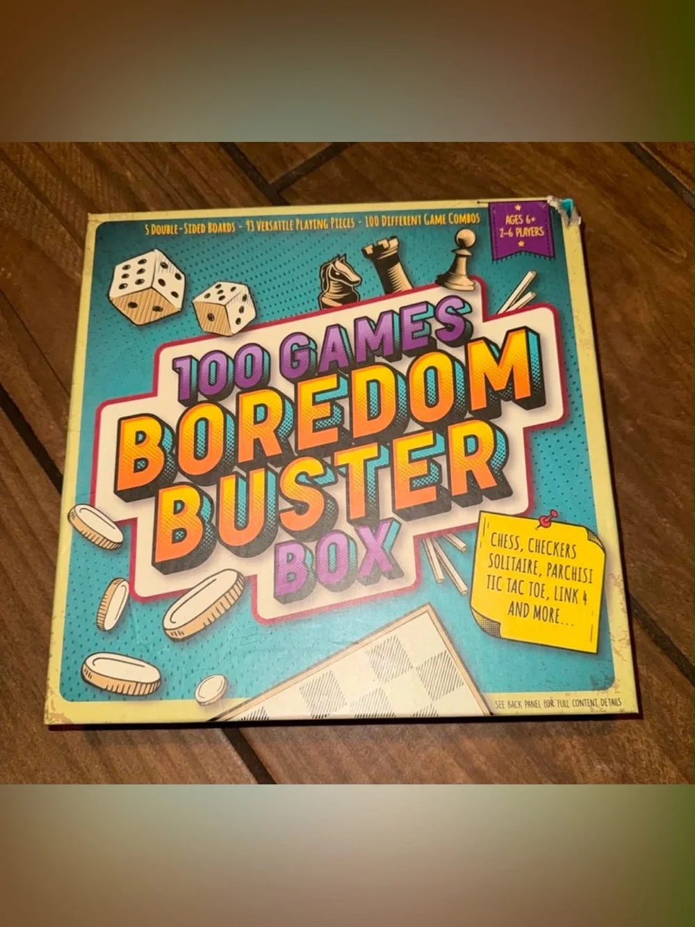 100 Games Boredom Buster Box - NIB